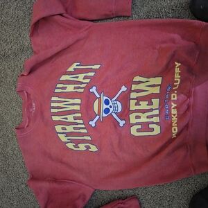 Onepiece Red Crewneck Sweater